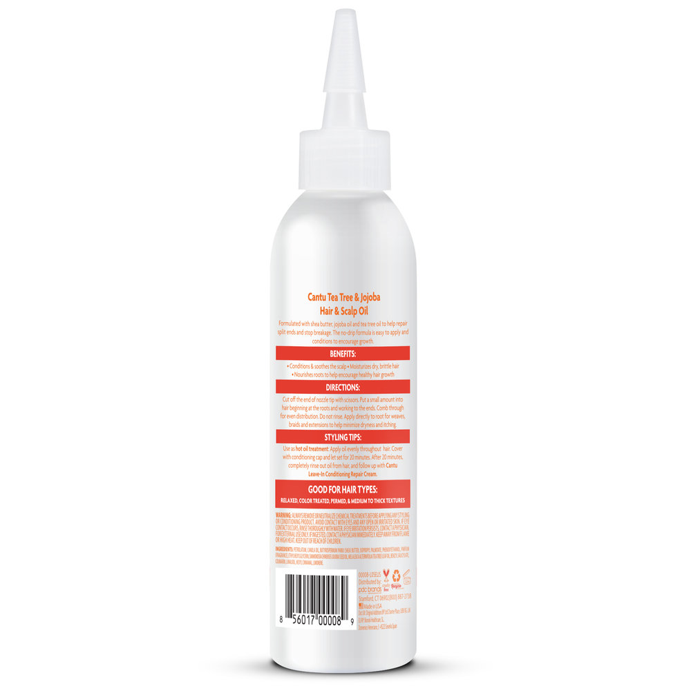 Cantu - Shea Butter Tea Tree And Jojoba Hair Scalp Oil - 181 ml