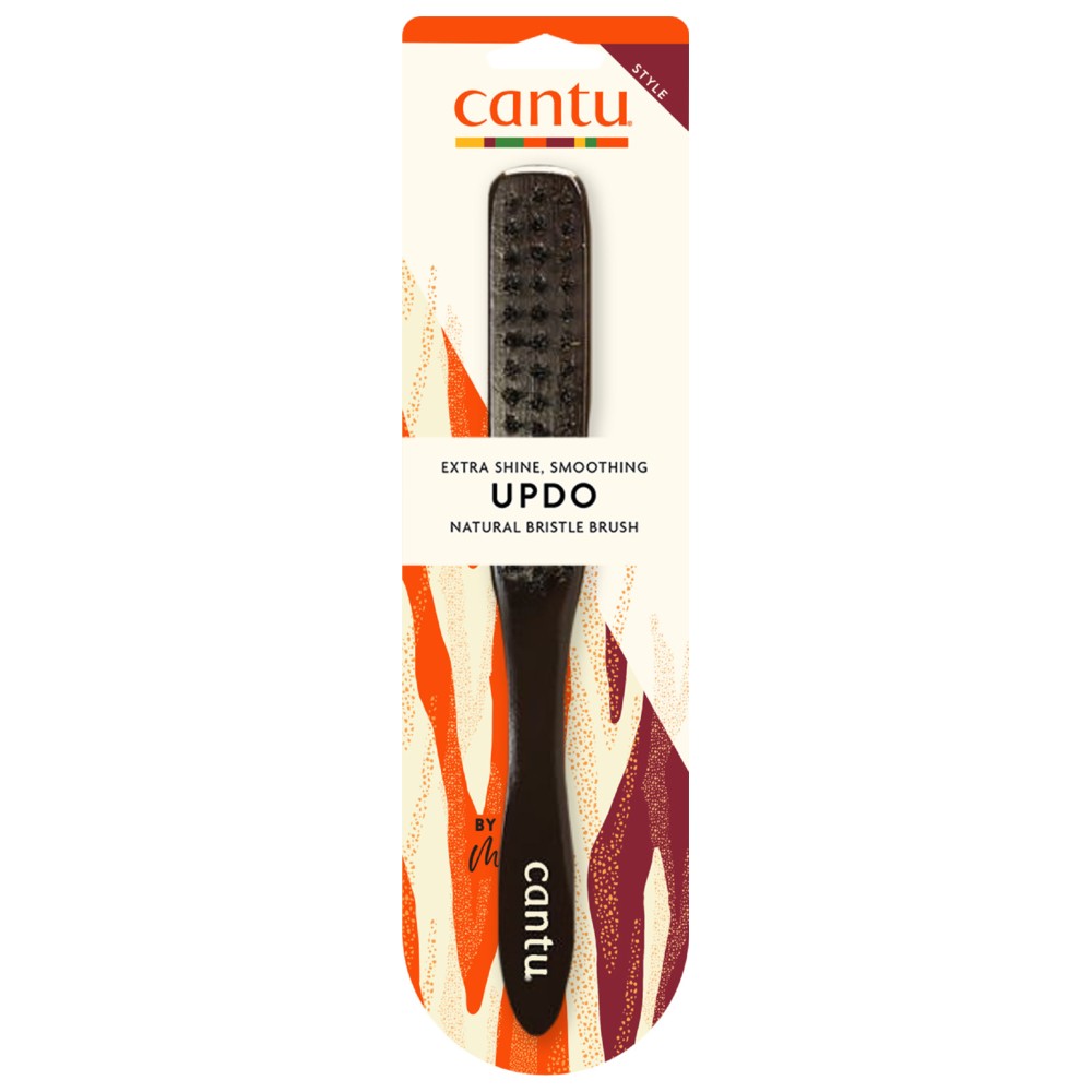 Cantu - Extra Shine, Smoothing Updo Natural Bristle Brush - Black