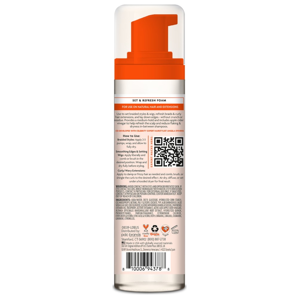 Cantu - Protective Styles By Angela Set And Refresh Foam - 237 ml