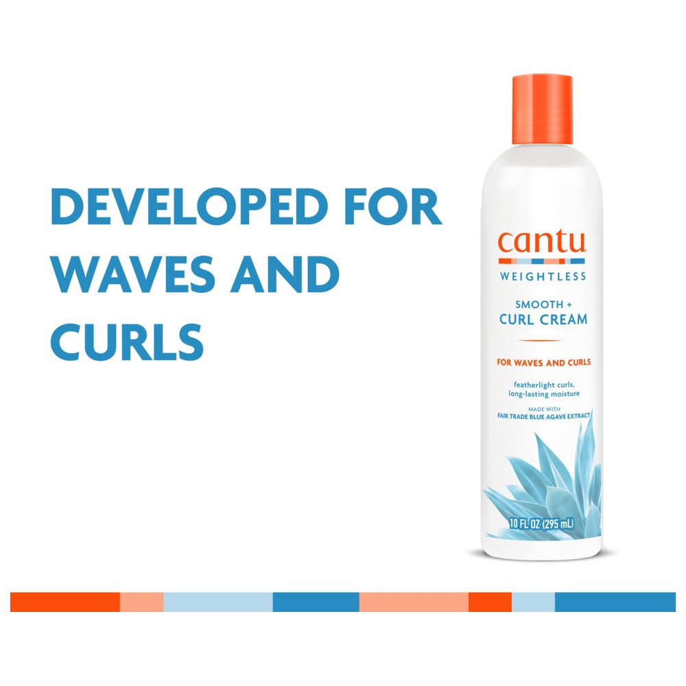 Cantu - Weightless Smooth Plus Curl Cream - 295 ml