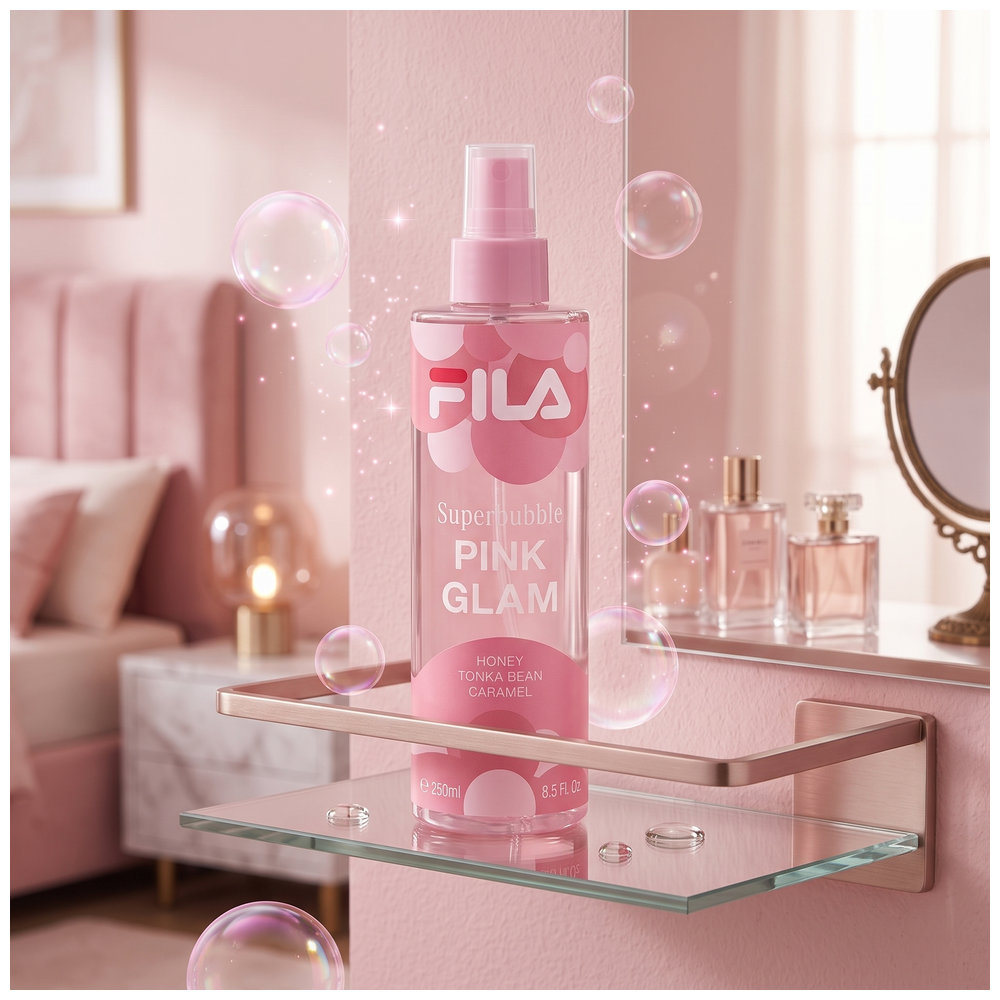 Fila - Superbubble Pink Glam Body Mist - 250 ml
