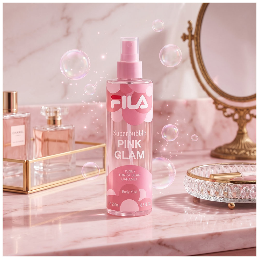 Fila - Superbubble Pink Glam Body Mist - 250 ml