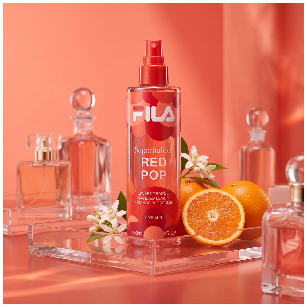 Fila - Superbubble Red Pop Body Mist - 250 ml