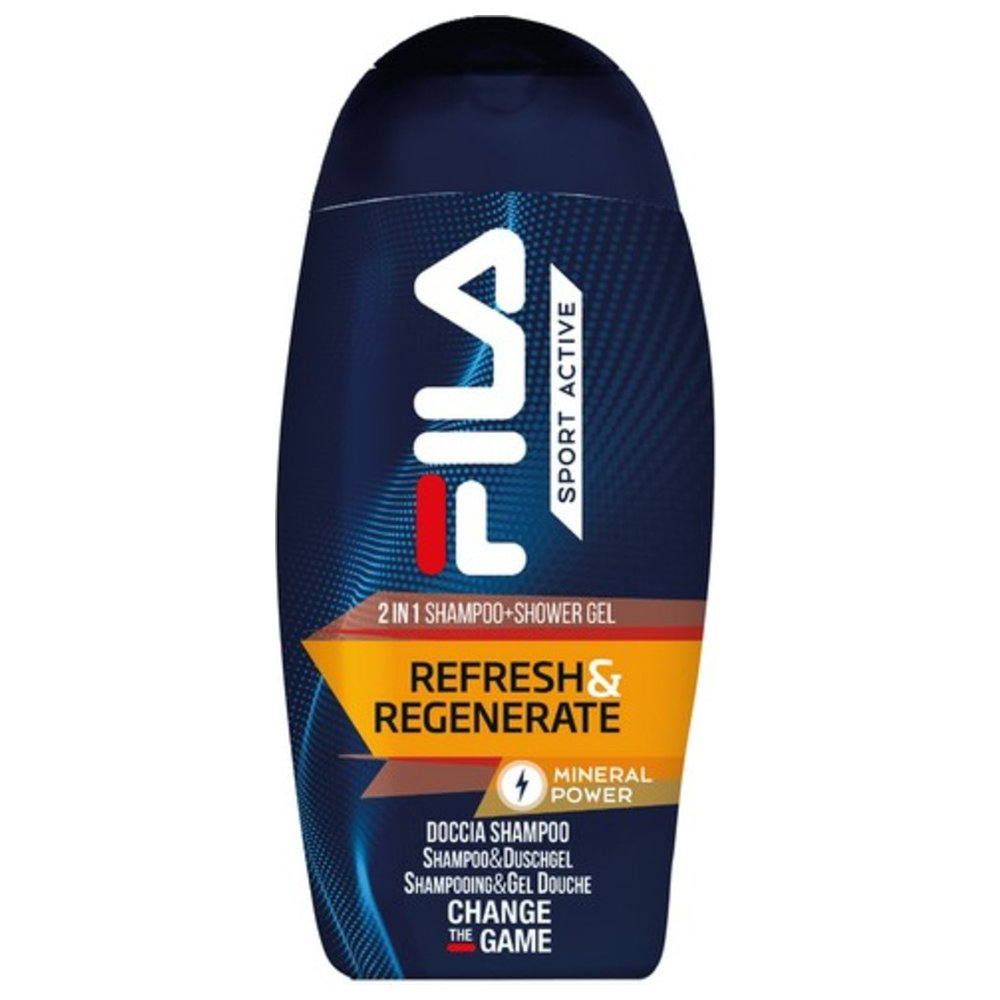Fila - 2-In-1 Shampoo And Shower Gel - Refresh And Regenerate - 250 ml