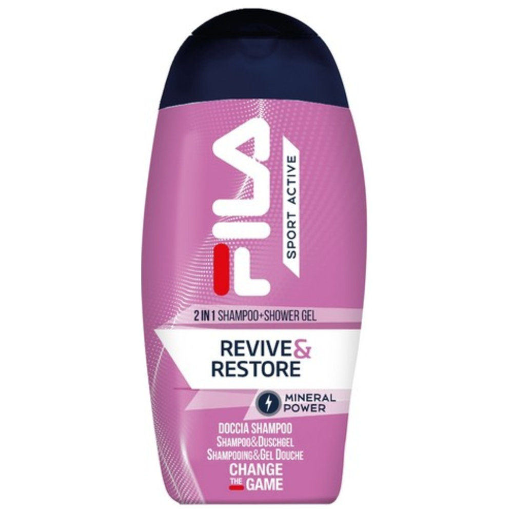 Fila - 2-In-1 Shampoo And Shower Gel - Revive And Restore - 250 ml
