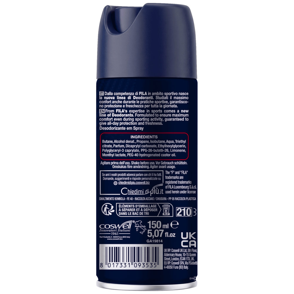 Fila - Deodorant Spray - Extra Fresh - 150 ml
