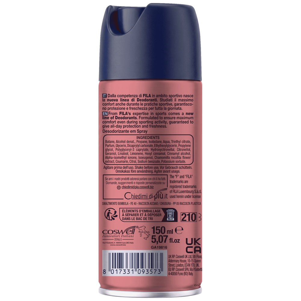 Fila - Deodorant Spray - Natural - 150 ml