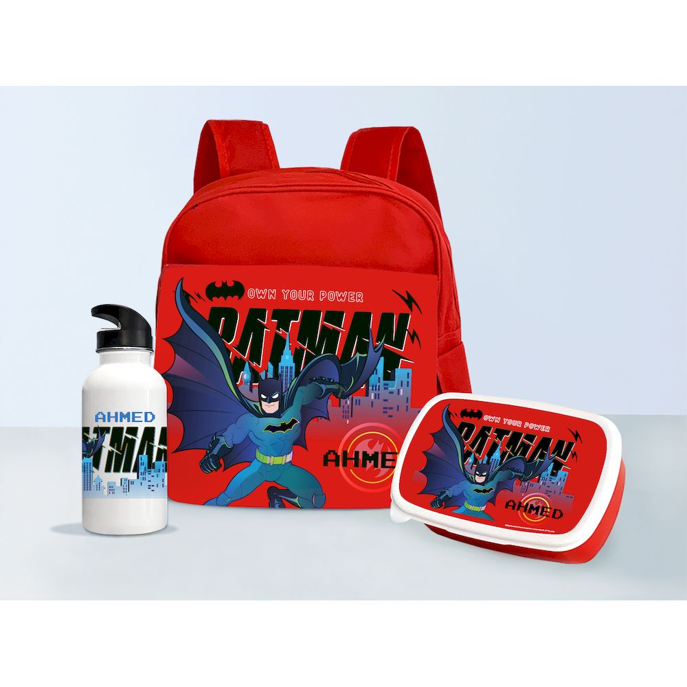 Essmak - Personalized Backpack - Batman - 12-Inch