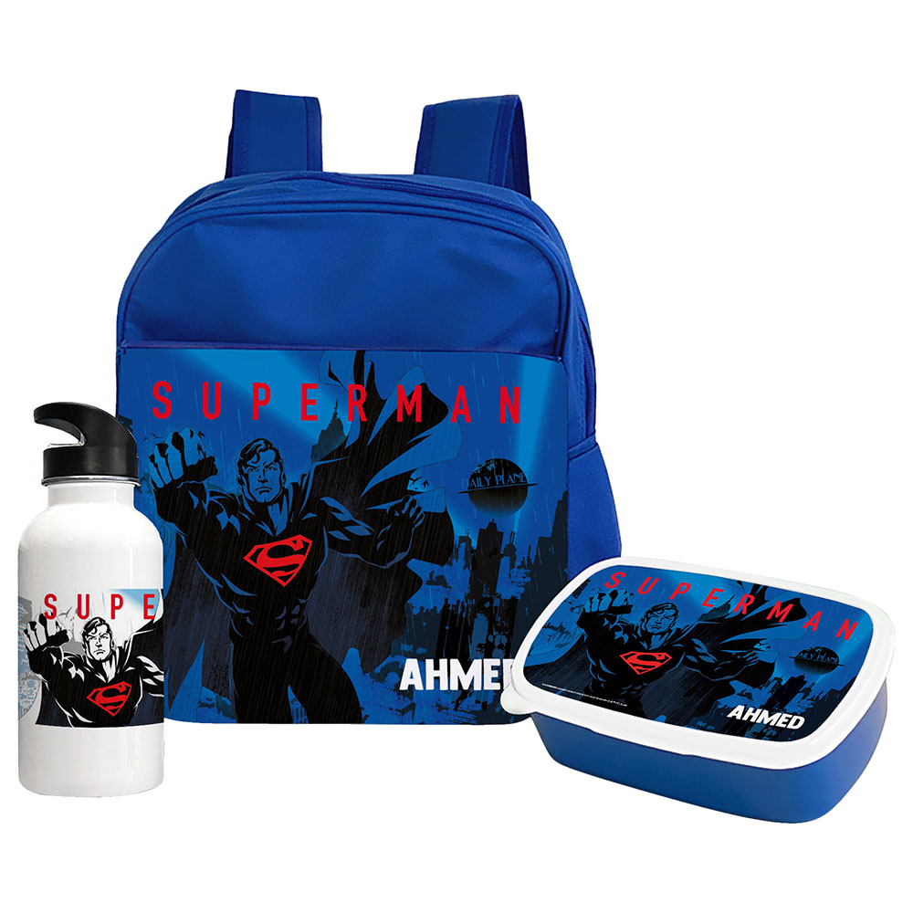 Essmak - Personalized Backpack - Superman - 12-Inch