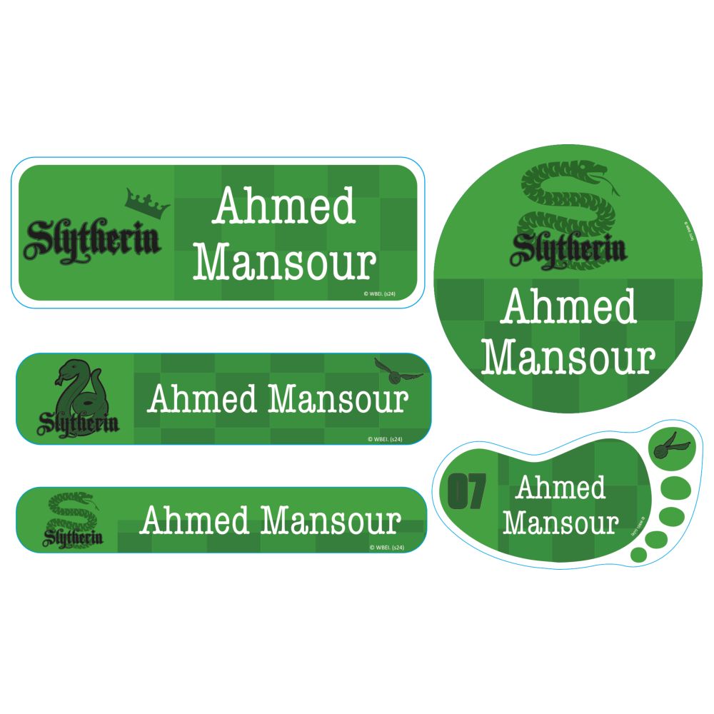 Essmak - Personalised Labels - Harry Potter - 74pcs