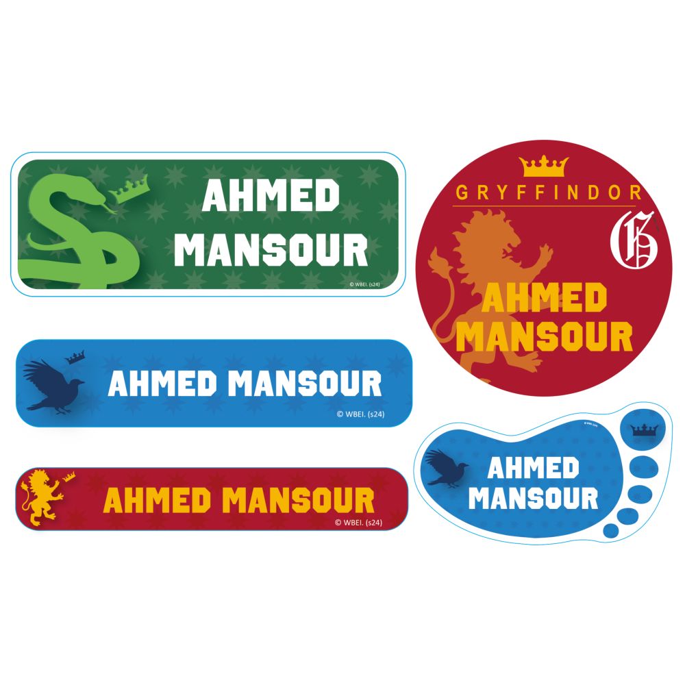 Essmak - Personalised Labels - Harry Potter - 74pcs