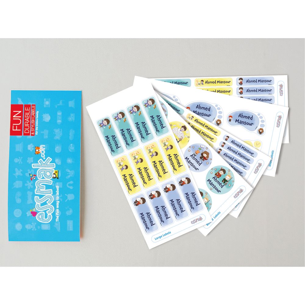 Essmak - Personalised Labels - Harry Potter - 74pcs