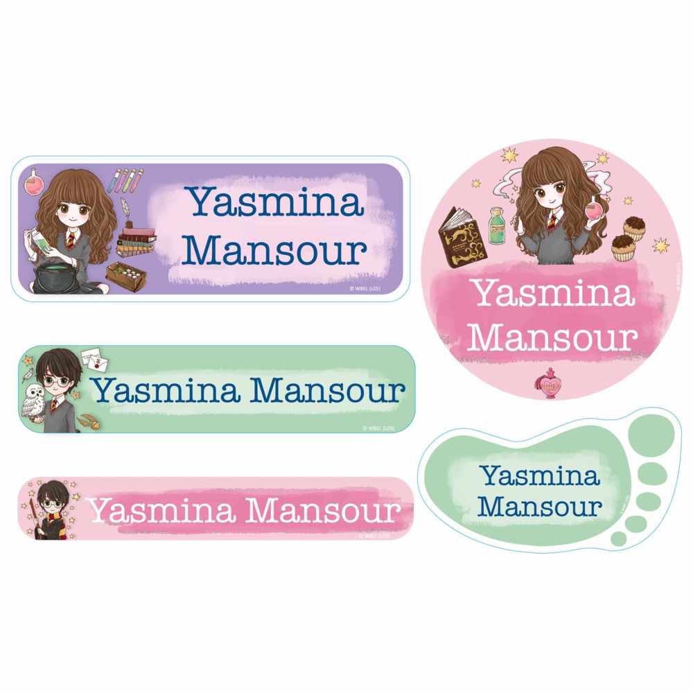 Essmak - Personalised Labels - Harry Potter - 74pcs