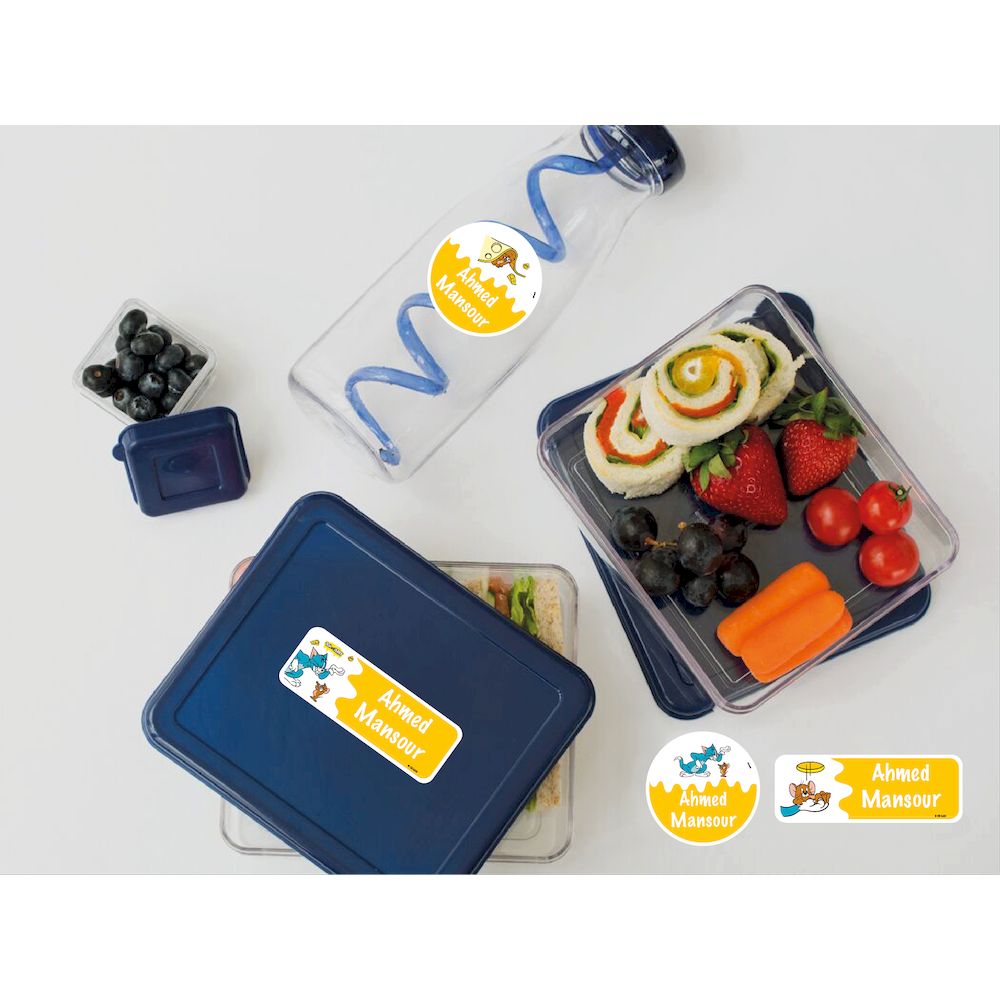Essmak - Personalised Labels - Tom And Jerry - 74pcs