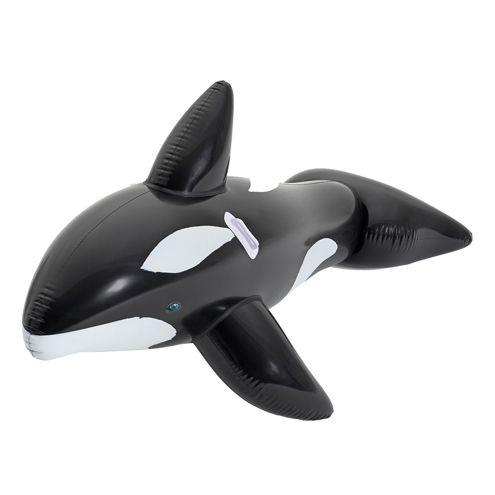 Bestway - Jumbo Whale Ride-On Inflatable Pool Float - Black