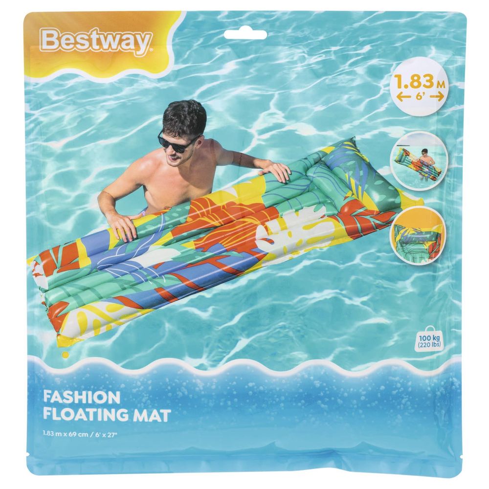 Bestway - Fashion Floating Mat - Yellow - 1.83 m