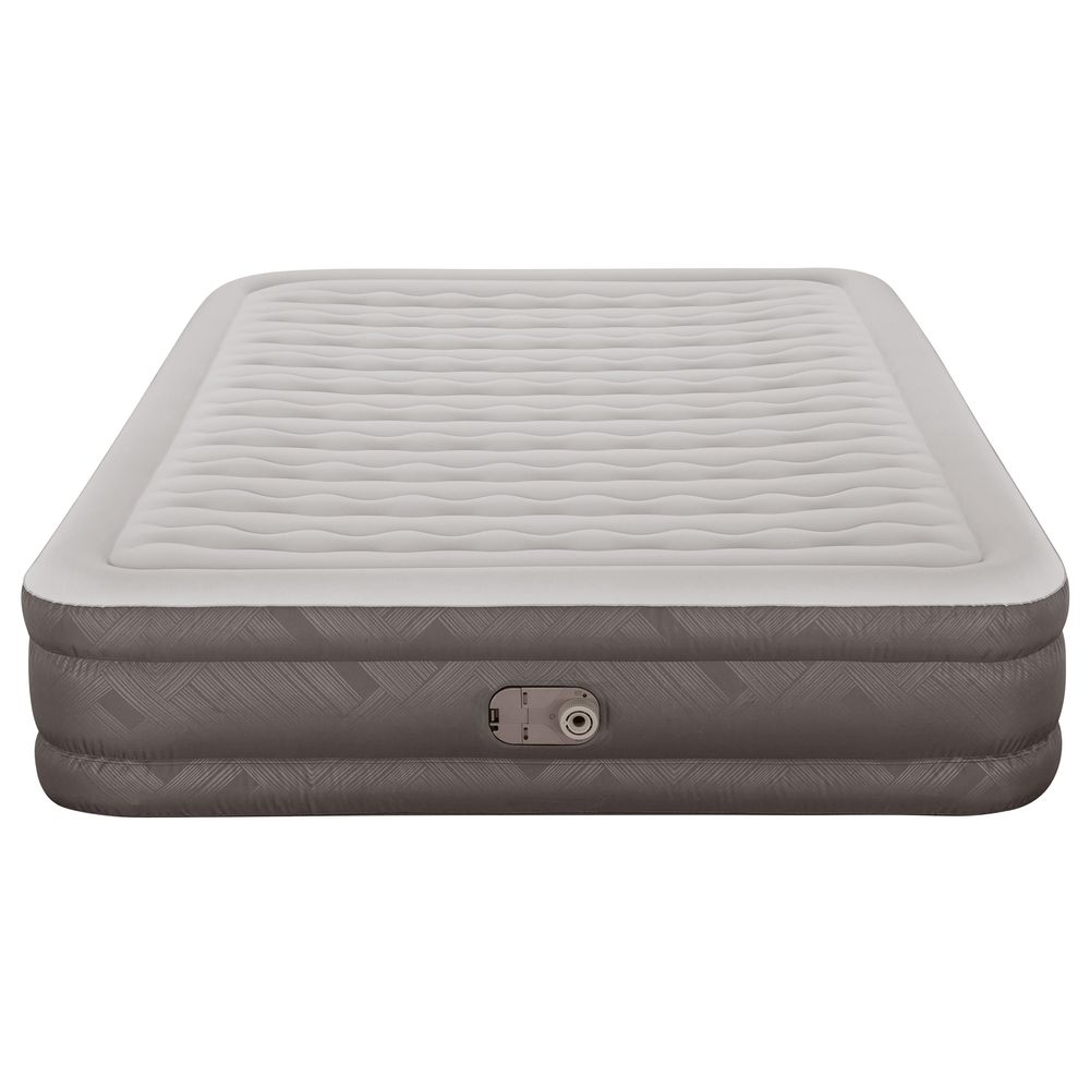 Bestway - Fortech Air Mattress With Built-In AC Pump - Grey - Queen