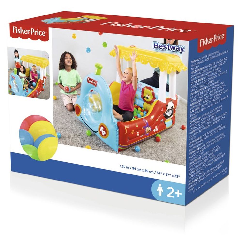 Bestway - Fisher-Price Train Ball Pit With 25 Balls