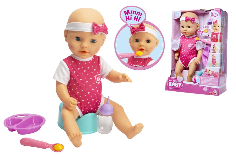 Simba - New Born Baby Doll Playset - 5 Pcs - 38 cm