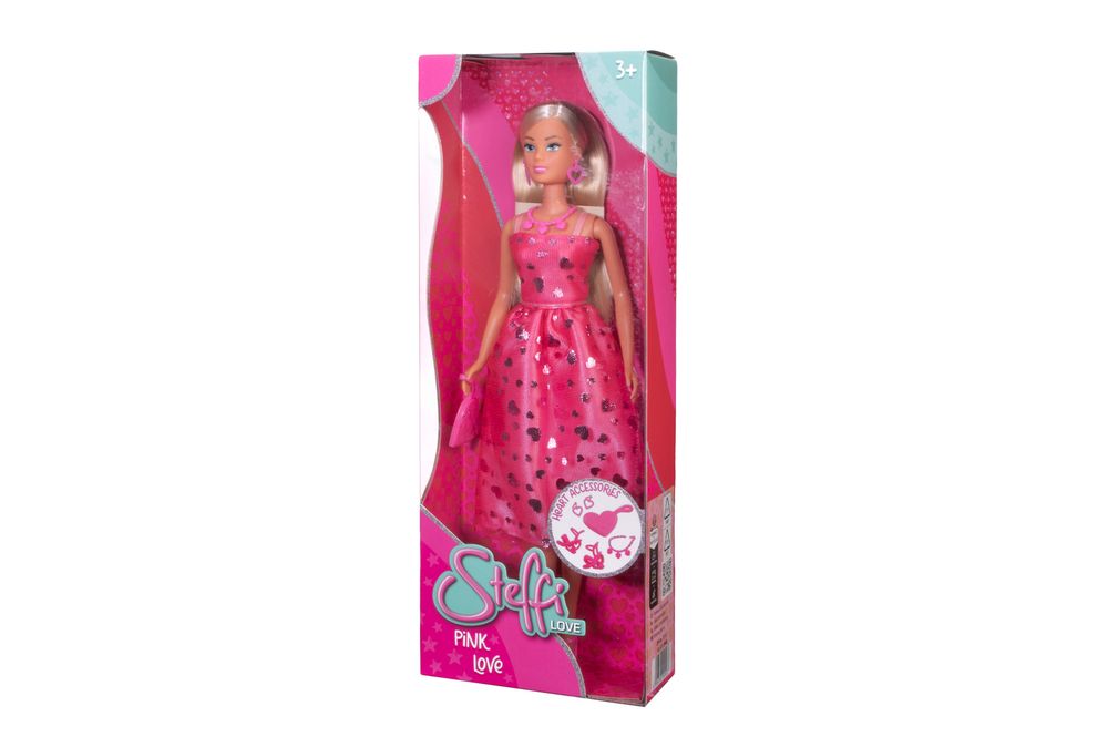 Simba - Steffi Love Pink Love Dressing Doll - 29 cm