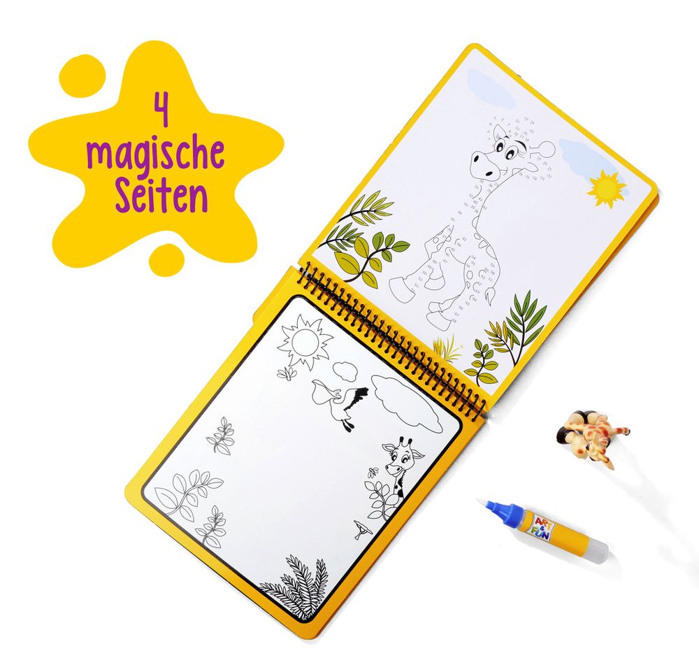 Simba - Art And Fun Pen Safari Colouring Book