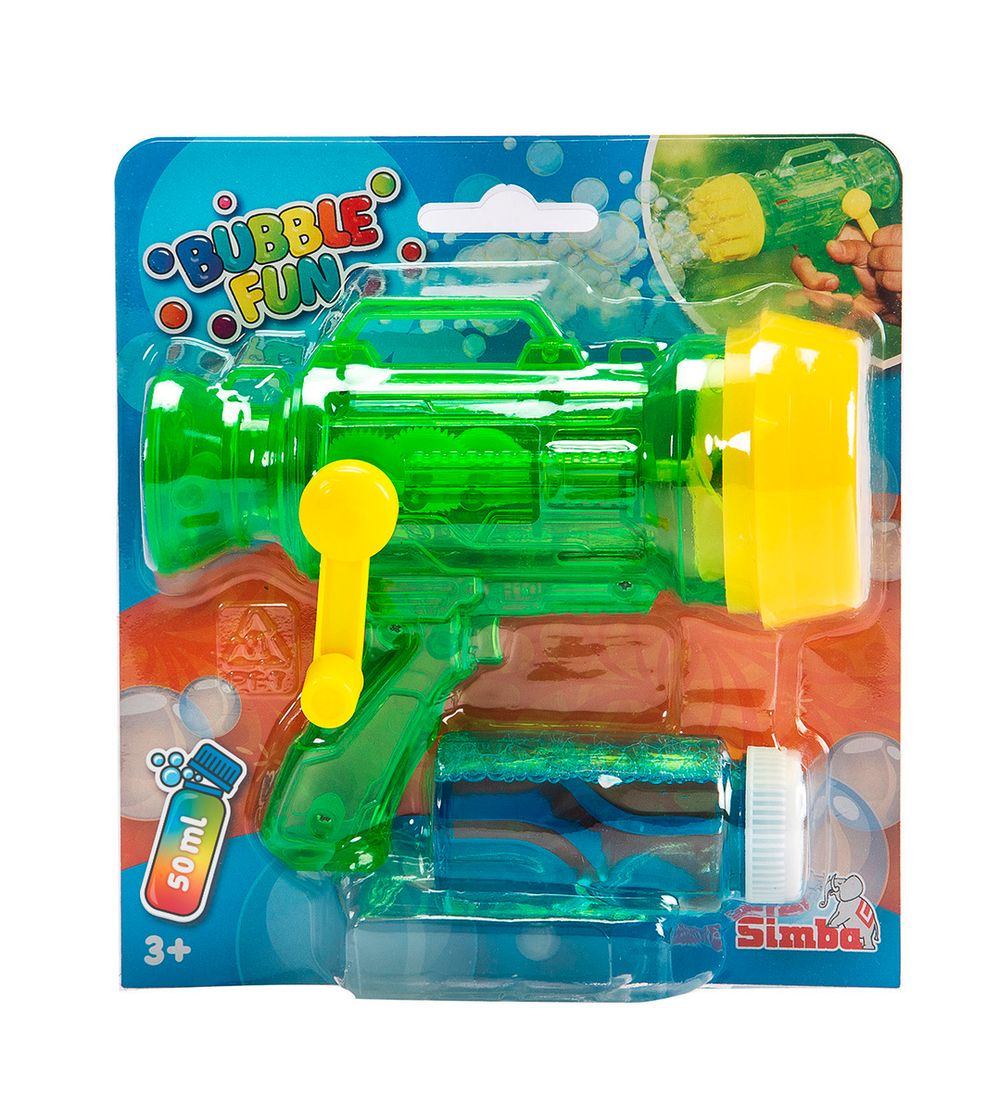 Simba - Bubble Fun - Bubble Gun W/ Crank
