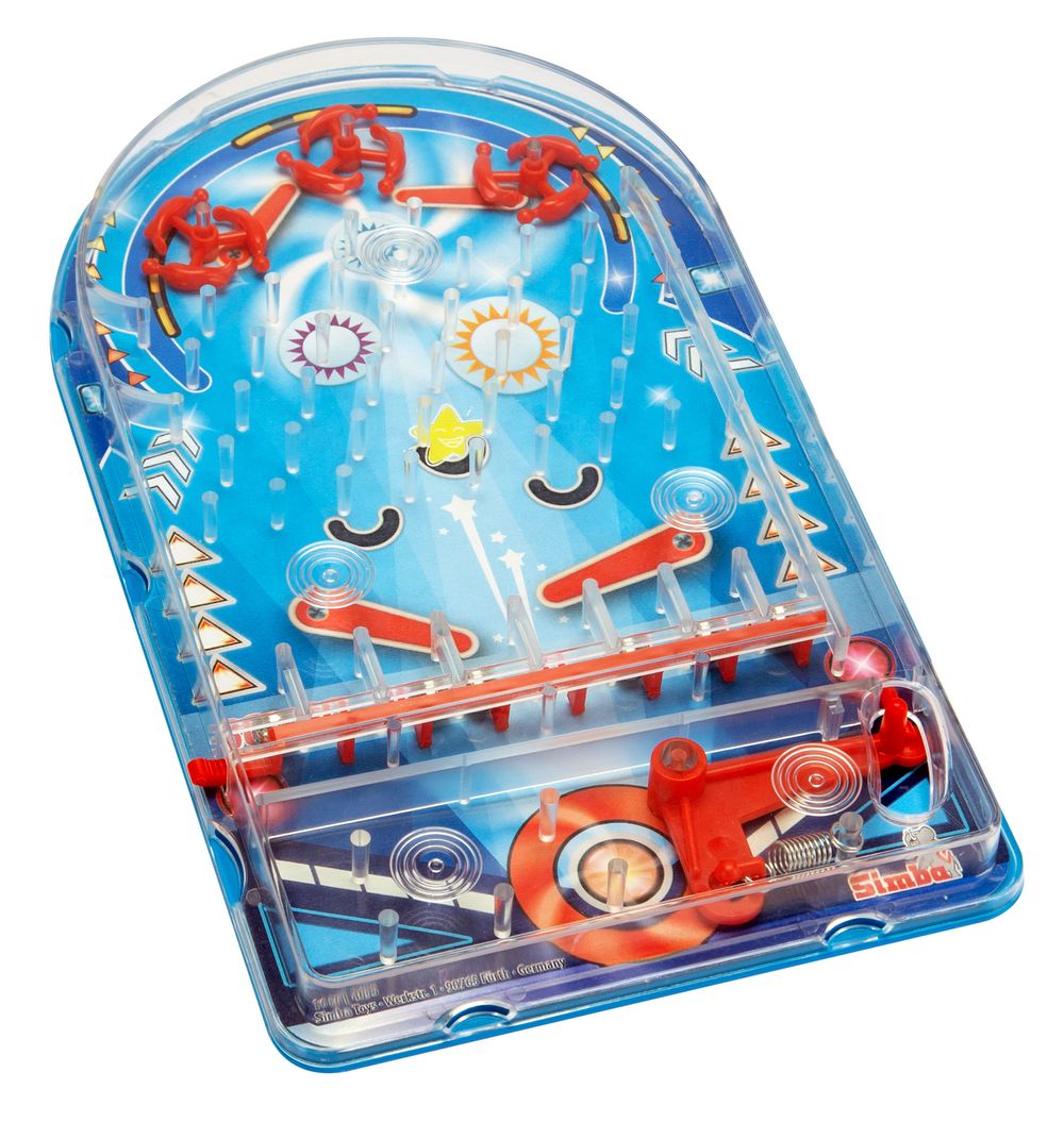 Simba - World Of Toys Mini Tabletop Pinball Game - Multicolor