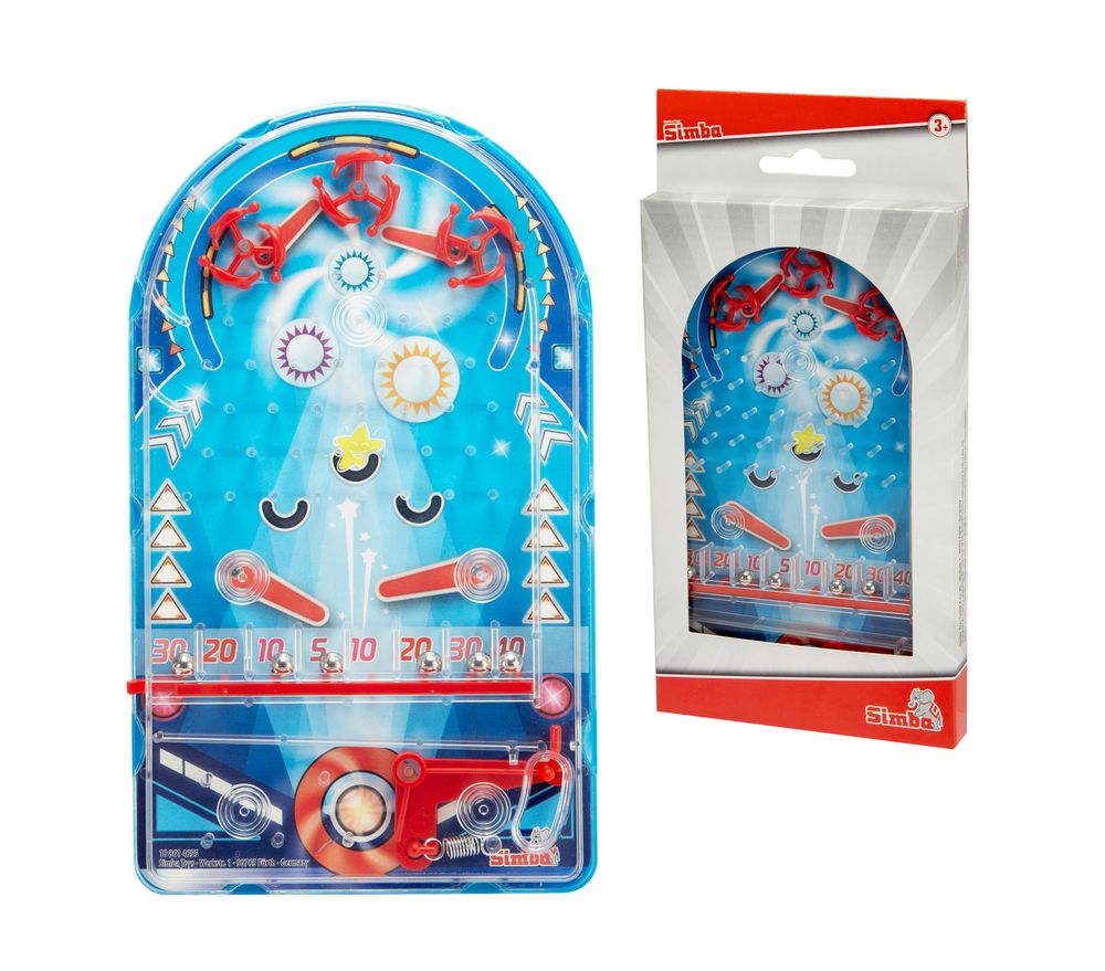 Simba - World Of Toys Mini Tabletop Pinball Game - Multicolor