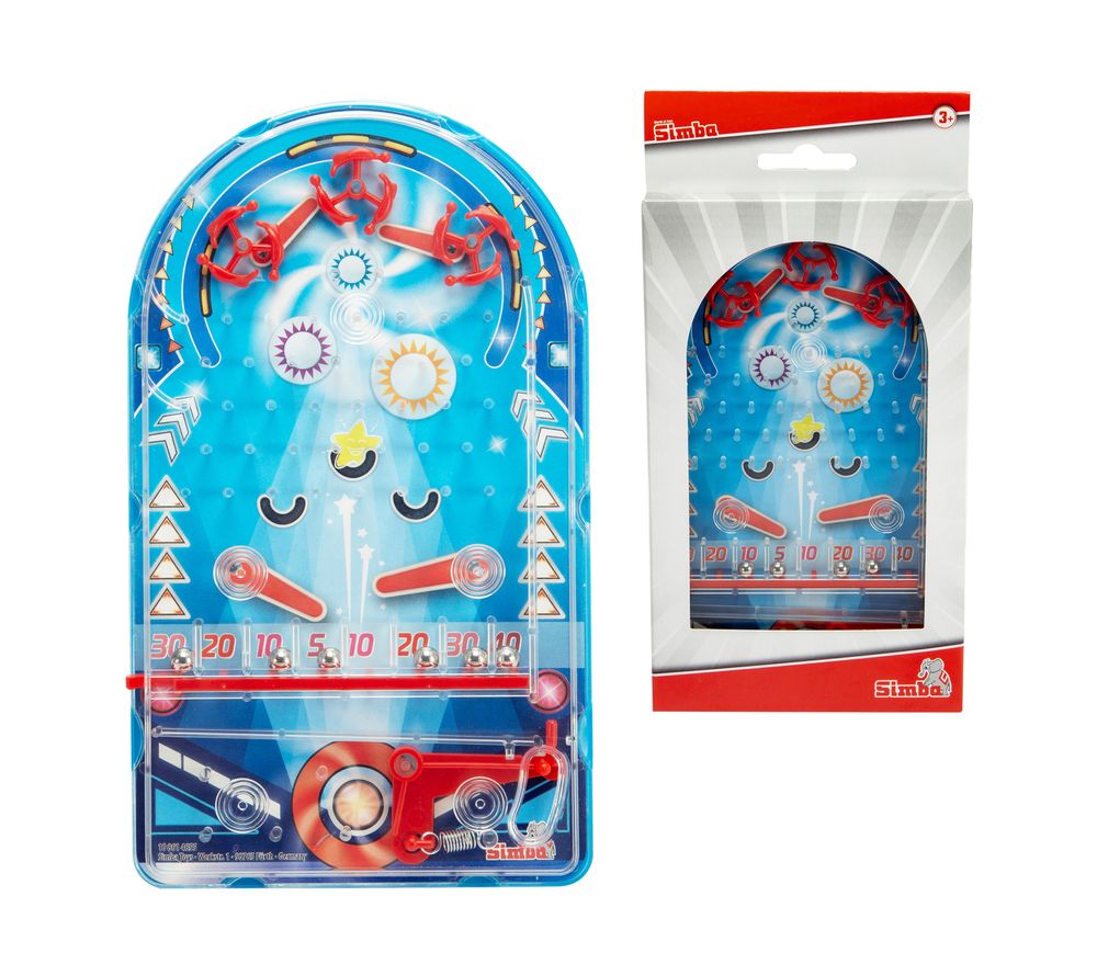 Simba - World Of Toys Mini Tabletop Pinball Game - Multicolor