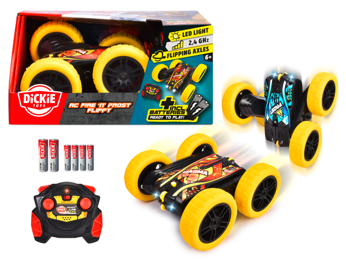 Dickie - RC Fire 'n Frost Flippy - Yellow