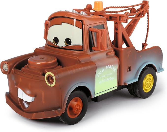 Jada - Disney Pixar Cars Turbo Racer Mater Remote Control Tow Truck - Multicolor