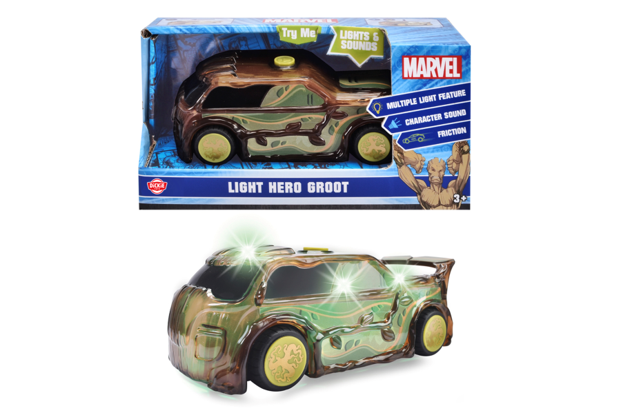 Jada Toys - Marvel Light Hero Groot Car For Children