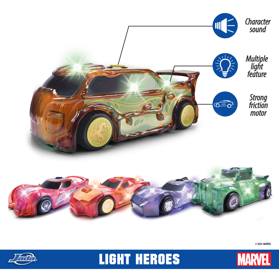 Jada Toys - Marvel Light Hero Groot Car For Children