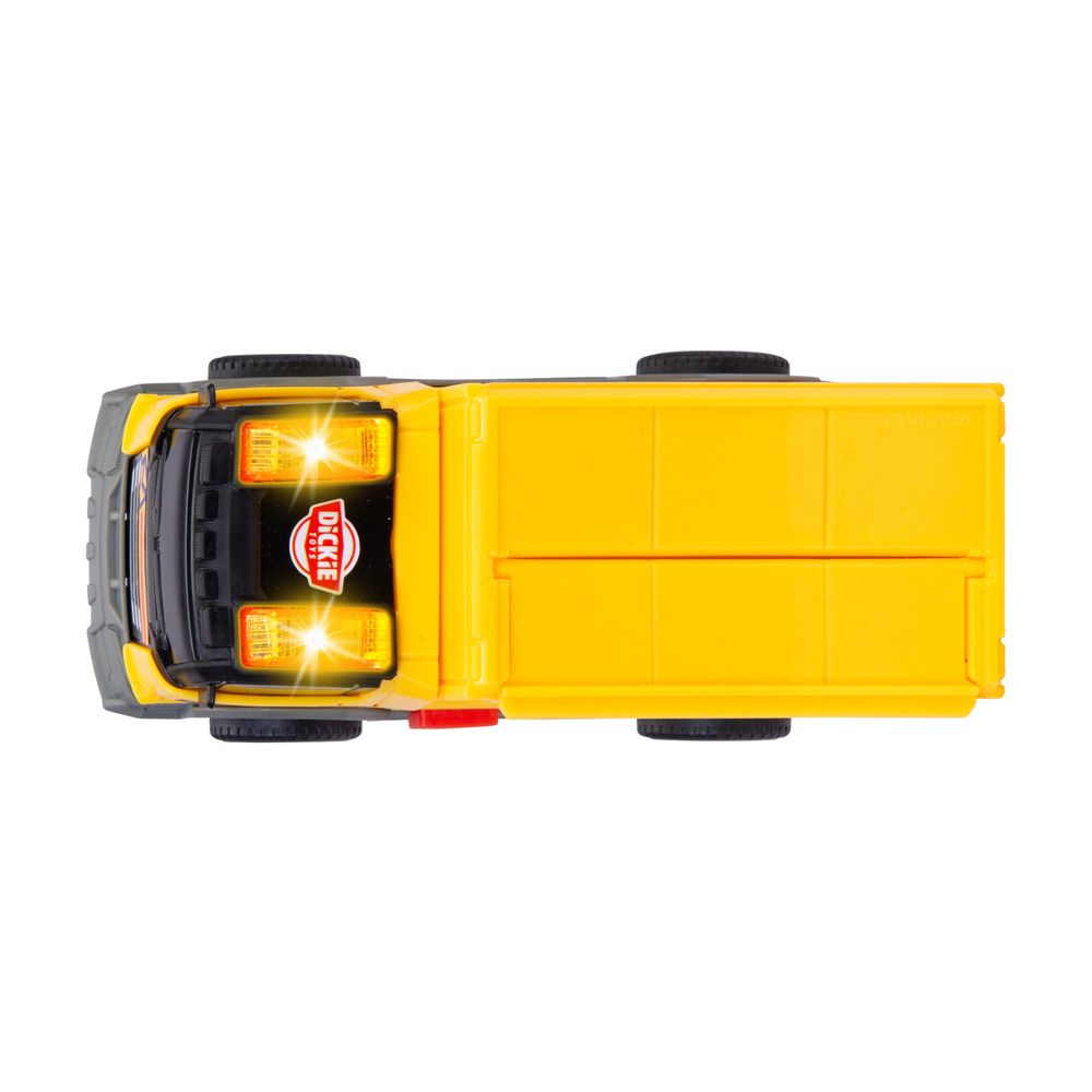 Dickie - Delivery Van With Light & Sound - Yellow - 15 cm