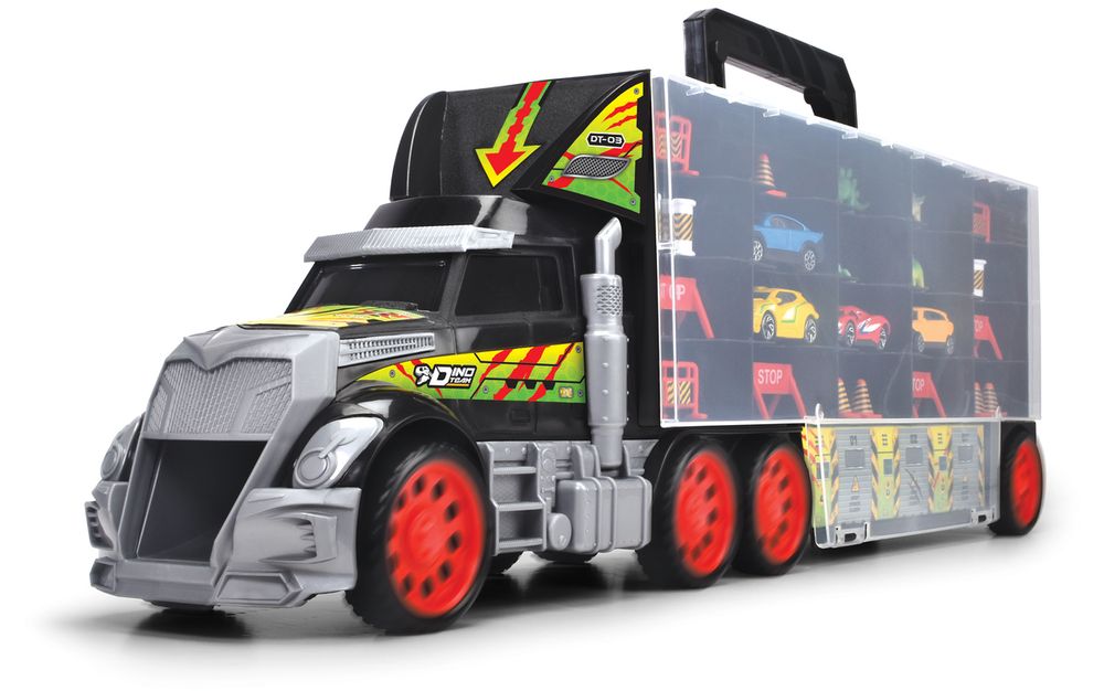 Dickie - Dino Cary Case Transporter Playset - 2-in-1 Play & Storage