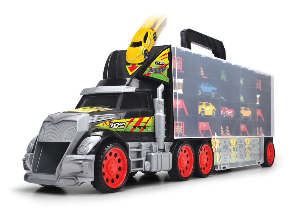 Dickie - Dino Cary Case Transporter Playset - 2-in-1 Play & Storage