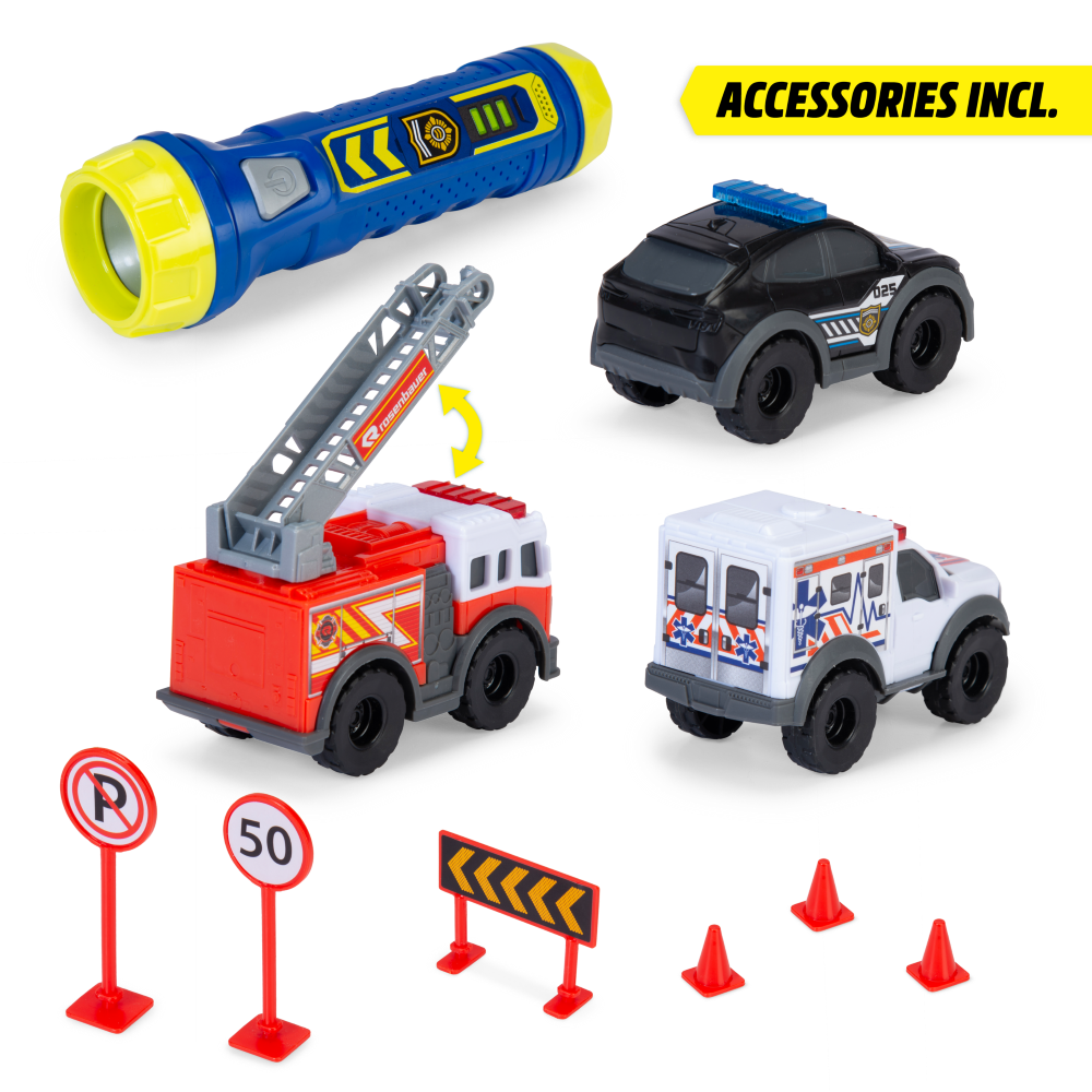 Dickie - Micro Sos Toy Car Set - Car Toy For Children