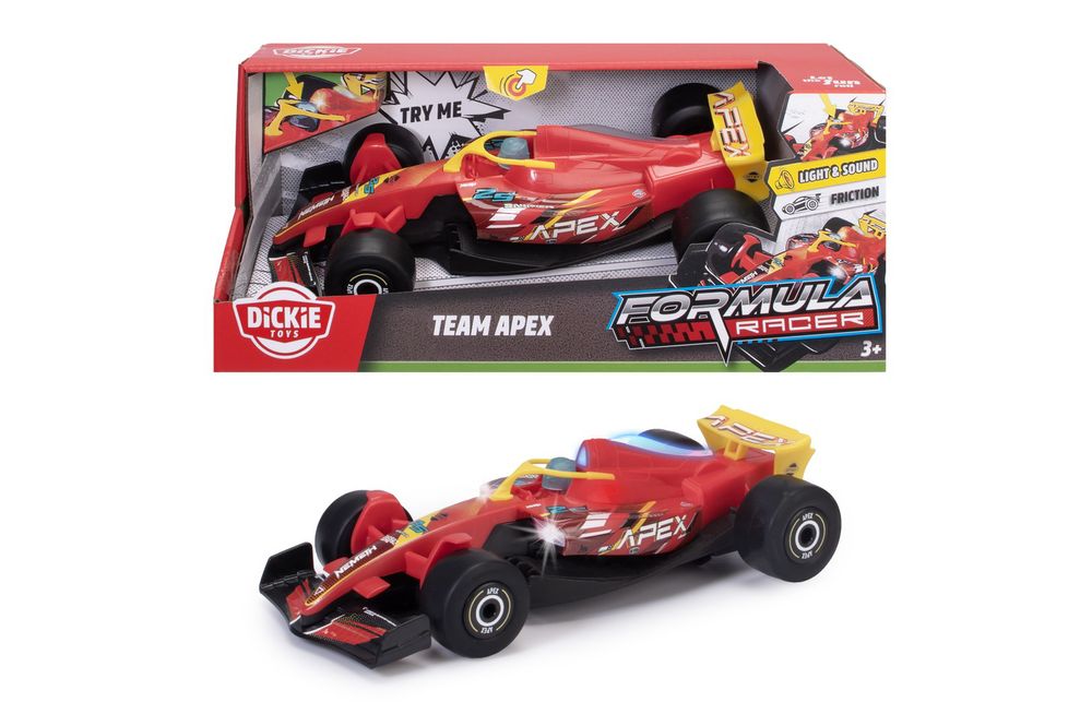 Dickie - Team Apex Formula Racer With Light & Sound - Multicolor - 23 cm