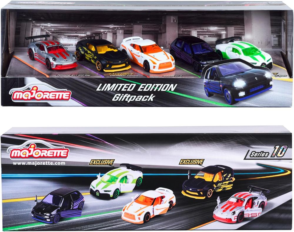 Majorette - Limited Edition 10 Cars Gift Pack - 5pcs
