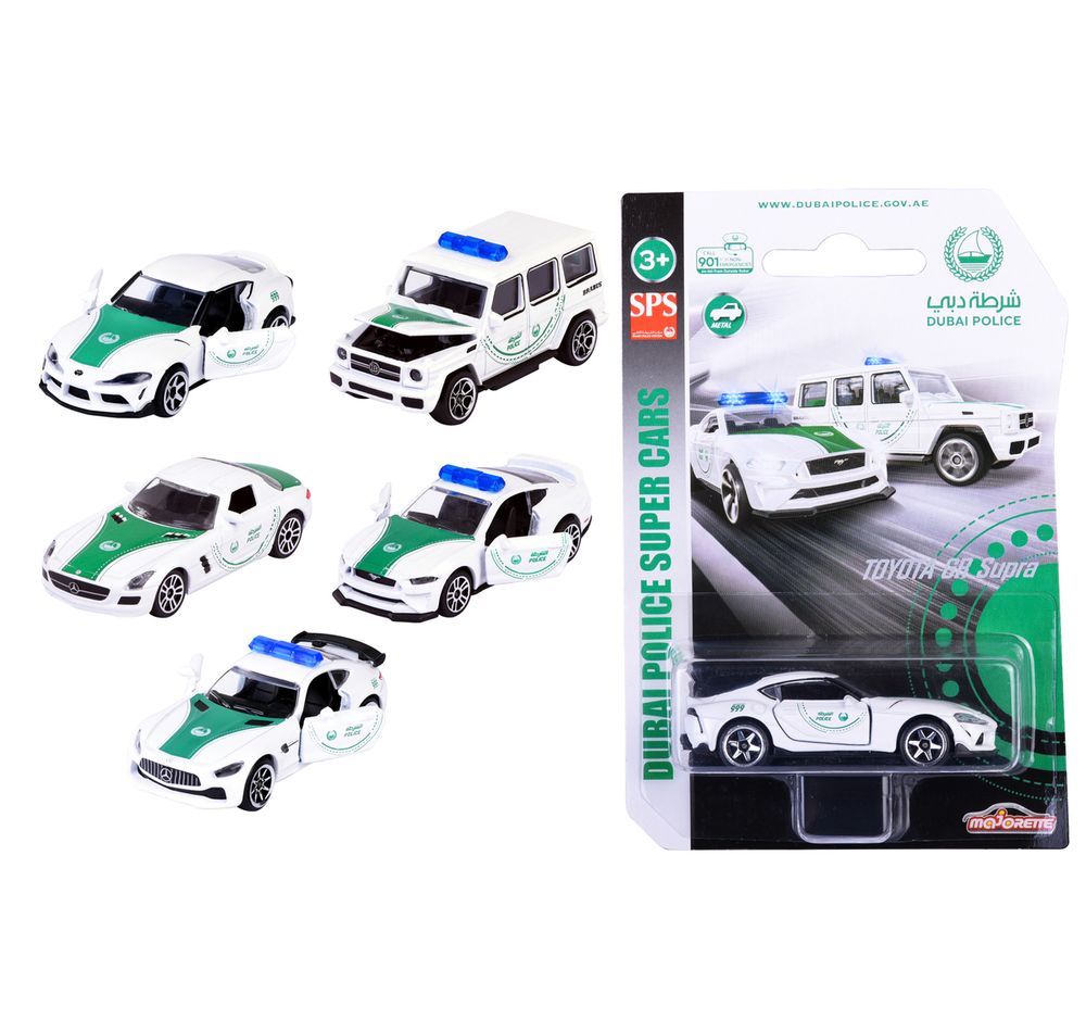 Majorette - Dubai Police Die Cast Car - Style May Vary - 1 Pc