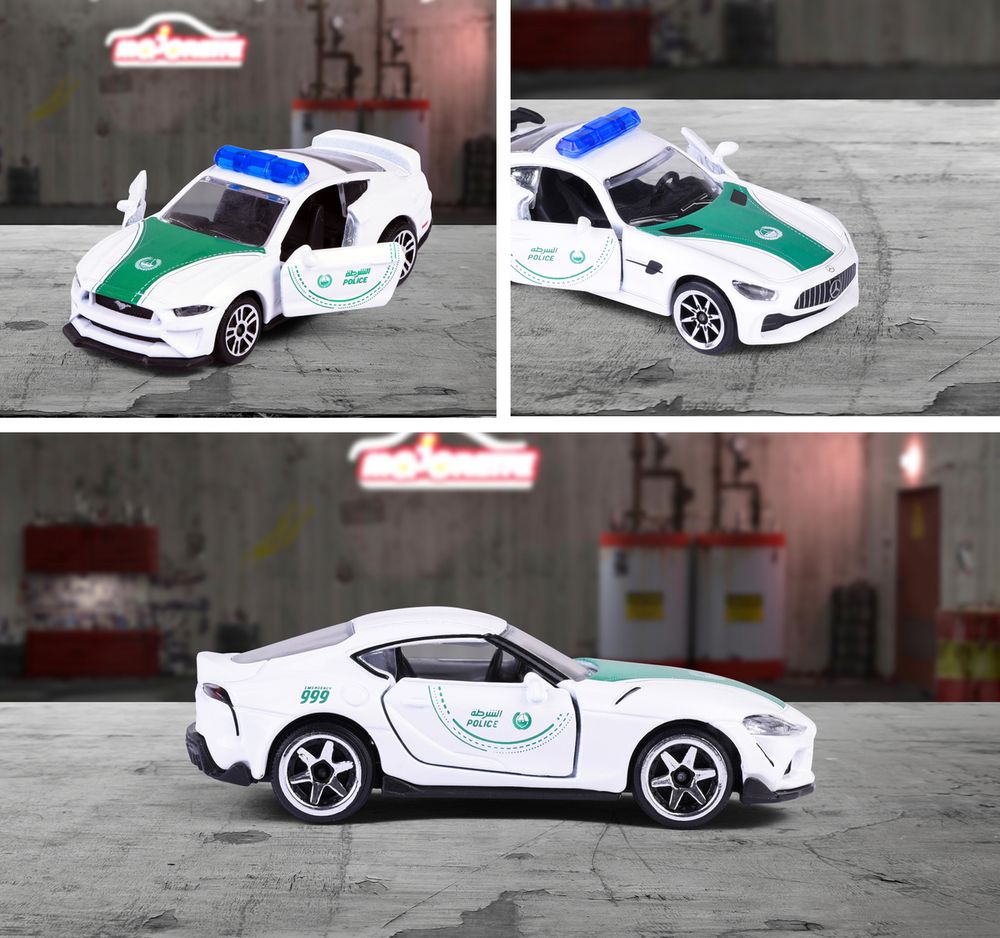 Majorette - Dubai Police Die Cast Car - Style May Vary - 1 Pc