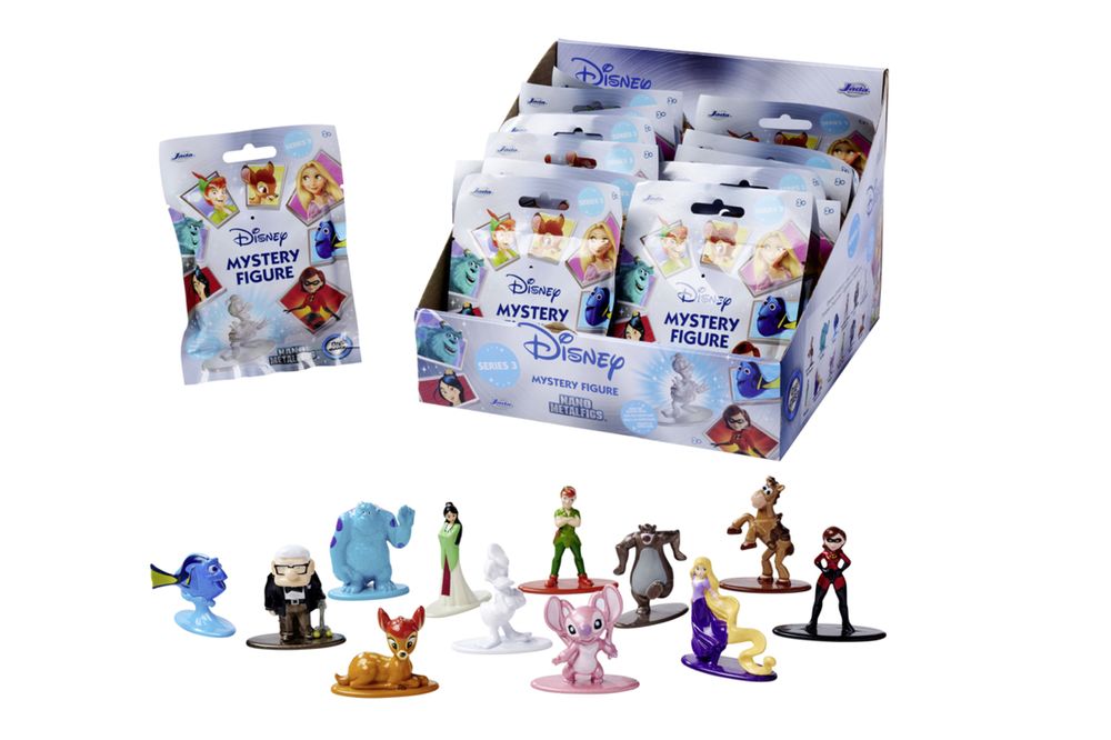 Jada - Disney Nanofigs Mystery Figure - Style May Vary - 4 cm - 1 Pc