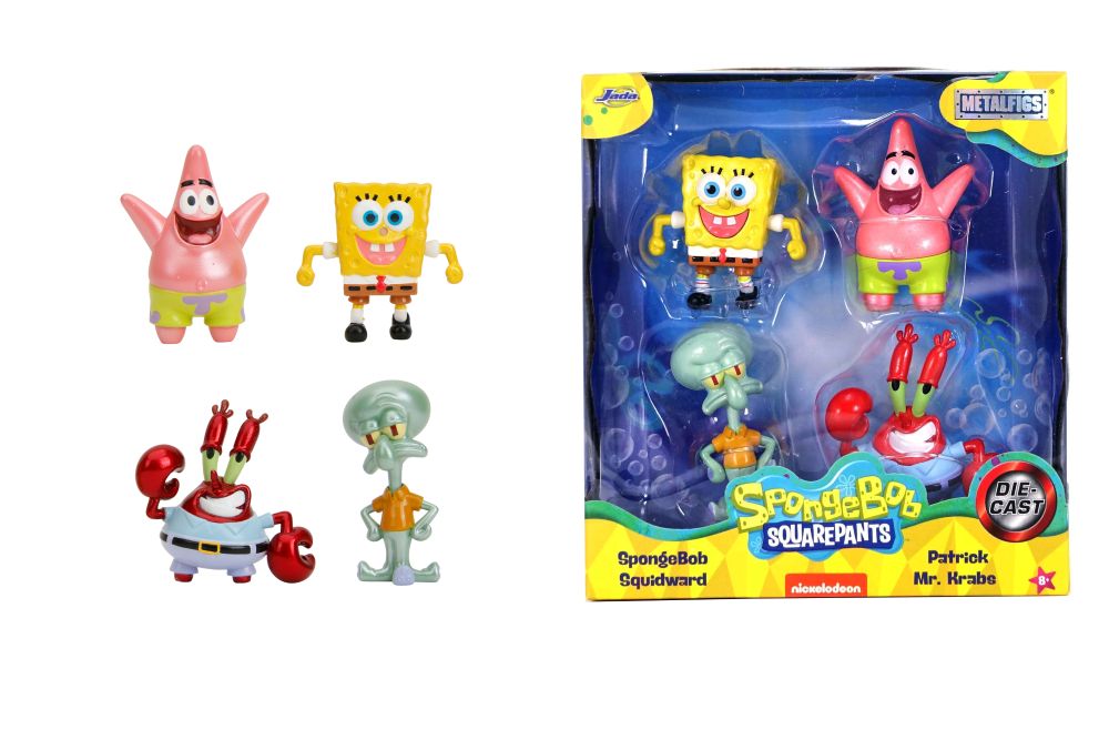 Jada Toys - Set Of 4 Spongebob Figures