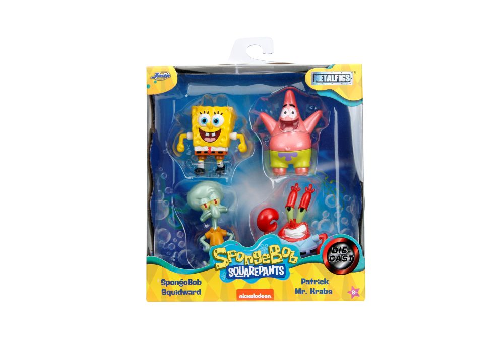 Jada Toys - Set Of 4 Spongebob Figures