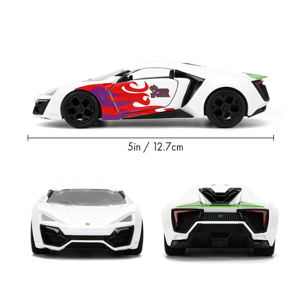 Jada - DC Joker Lykan Hypersport Model Car - Multicolor - 13.5 cm