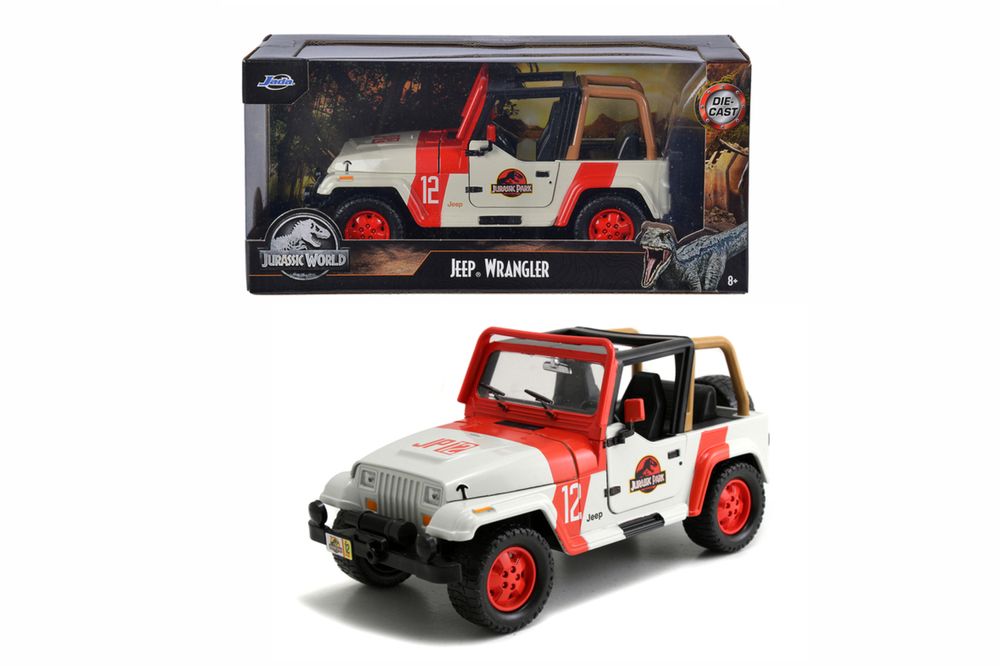 Jada - Jurassic World 1992 Jeep Wrangler 1:24 Scale