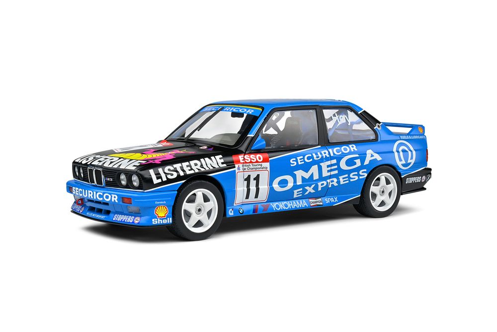 سوليدو - سيارة بي إم دبليو E30 M3 بطولة السيارات السياحية البريطانية 1991 بقيادة ويل هوي دايكاست - أزرق