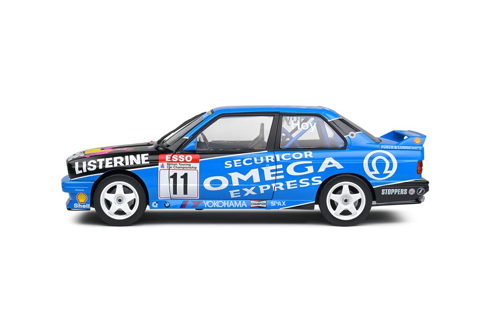 سوليدو - سيارة بي إم دبليو E30 M3 بطولة السيارات السياحية البريطانية 1991 بقيادة ويل هوي دايكاست - أزرق