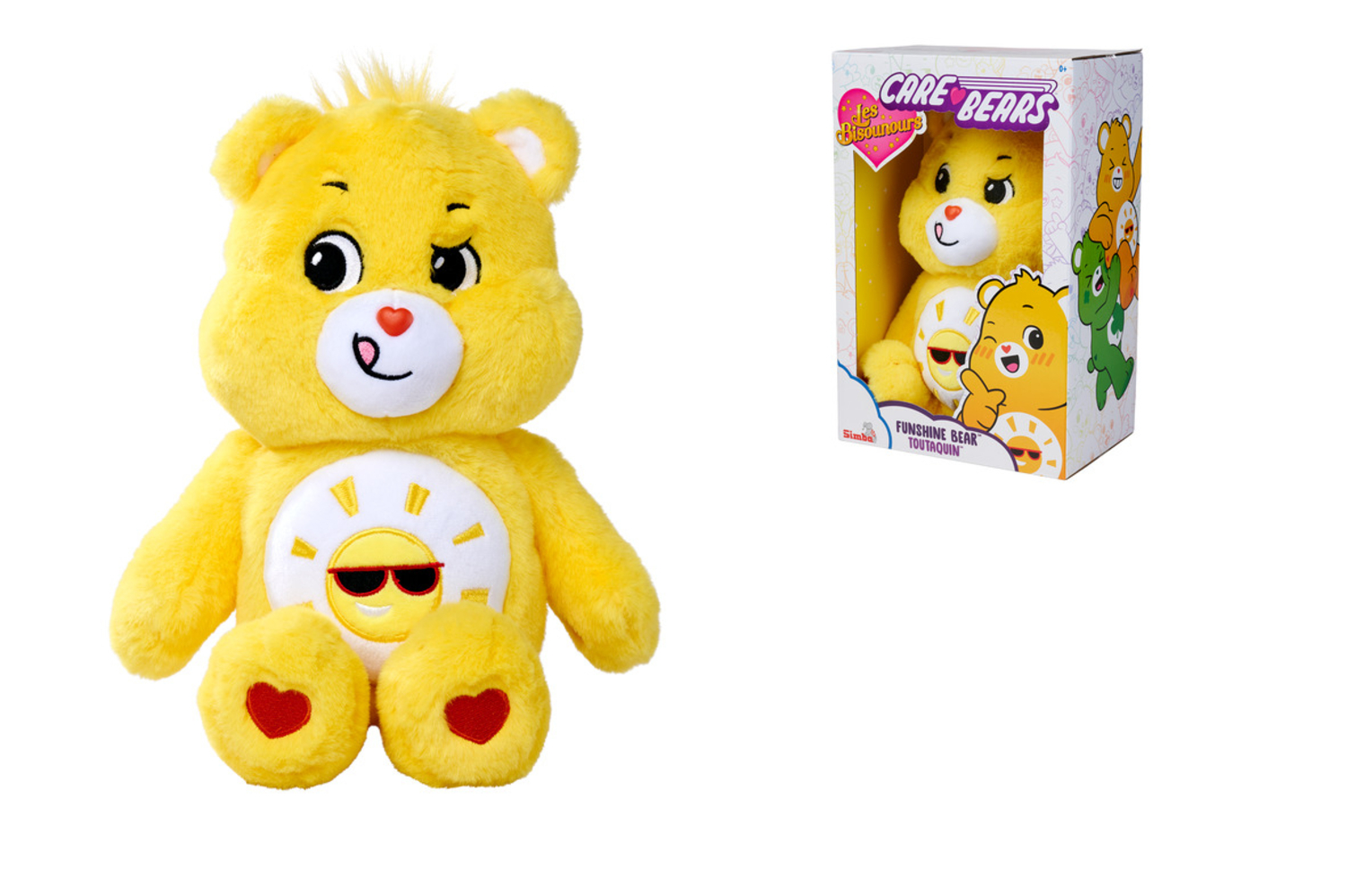 Nicotoy Care Bears Funshine Bear Plush Toy - 35 cm