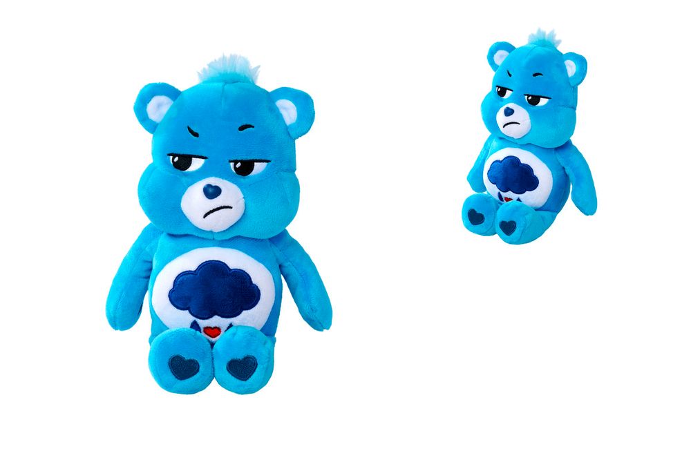 Nicotoy - Care Bears Grumpy Bear Plush Toy - Blue - 23 cm